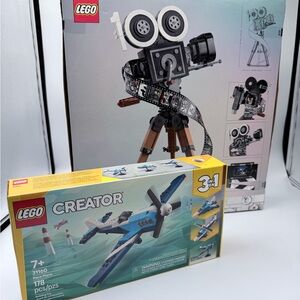LEGO Vintage Movie Camera Set + FREE LEGO Creator Race Plane Gift